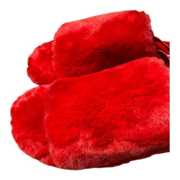 IMAN Faux Fur Slingback Slipper Size 9 - Picture 6 of 7